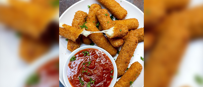 Golden Mozzarella Sticks  Medium 