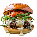 Mushroom Swiss Burger 