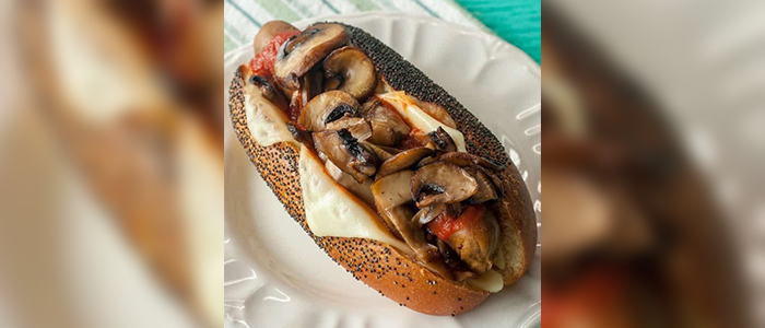 Mushroom Hot Dog 